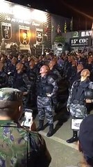 Bravos da Força Nacional estão em Fortaleza - Ceará.