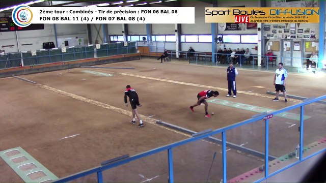 Second tour intégral, France Club Elite 1, J2 groupe Titre, Fontaine contre Balaruc-les-Bains, saison 2018/2019