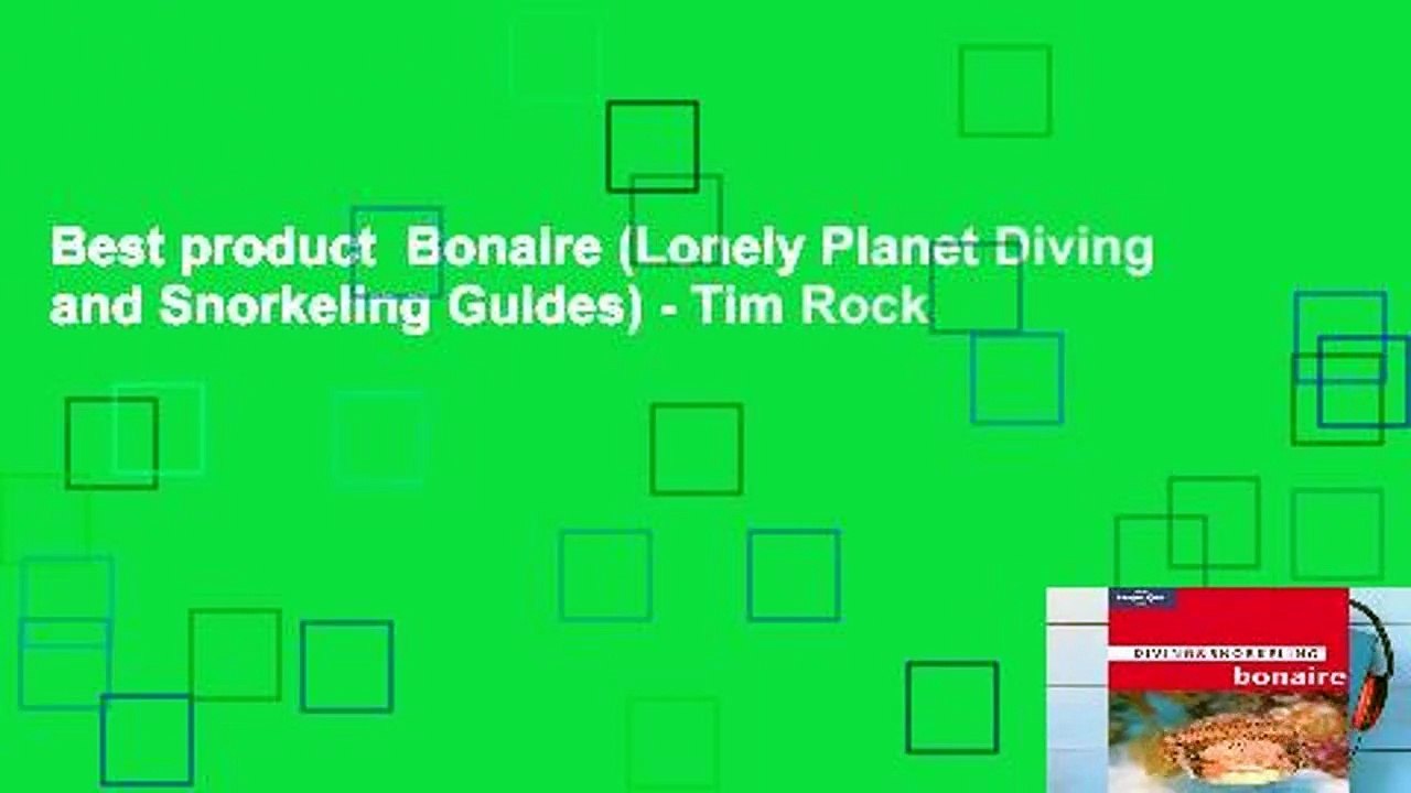 Best product  Bonaire (Lonely Planet Diving and Snorkeling Guides) - Tim Rock