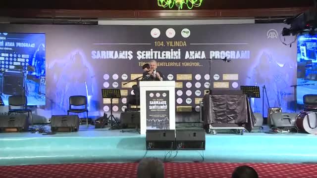 Ahmet Arslan: Sarıkamış Şehitlerini Anmak İçin Yol Açan Herkese Müteşekkiriz