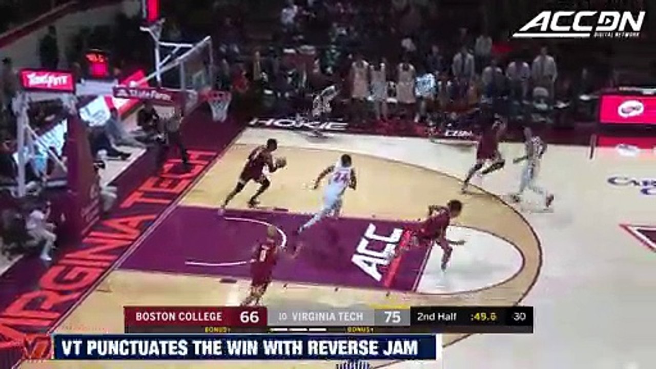 VT's Nickeil Alexander-Walker Reverse Dunk Punctuates Win