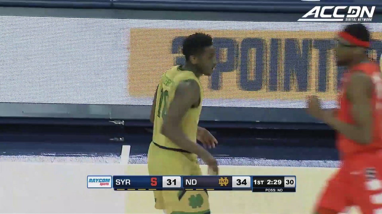 Syracuse vs. Notre Dame Basketball Highlights (2018-19)