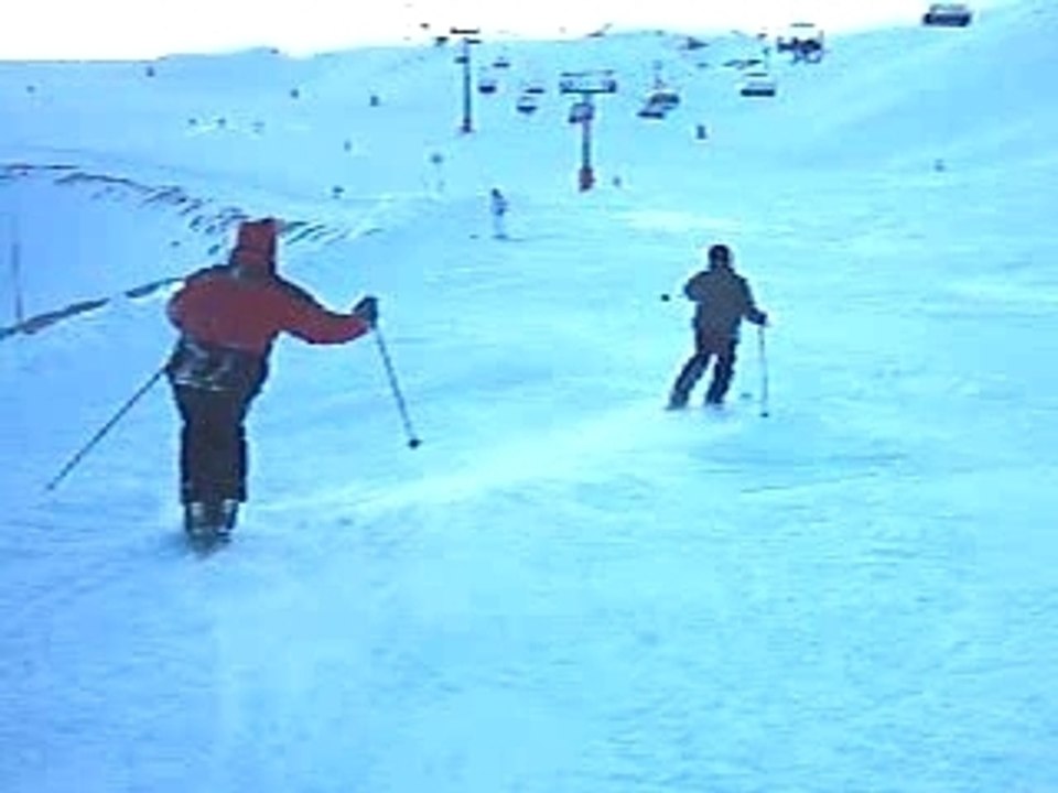 jojo  stef   et moi   ki   skient  a  tignes