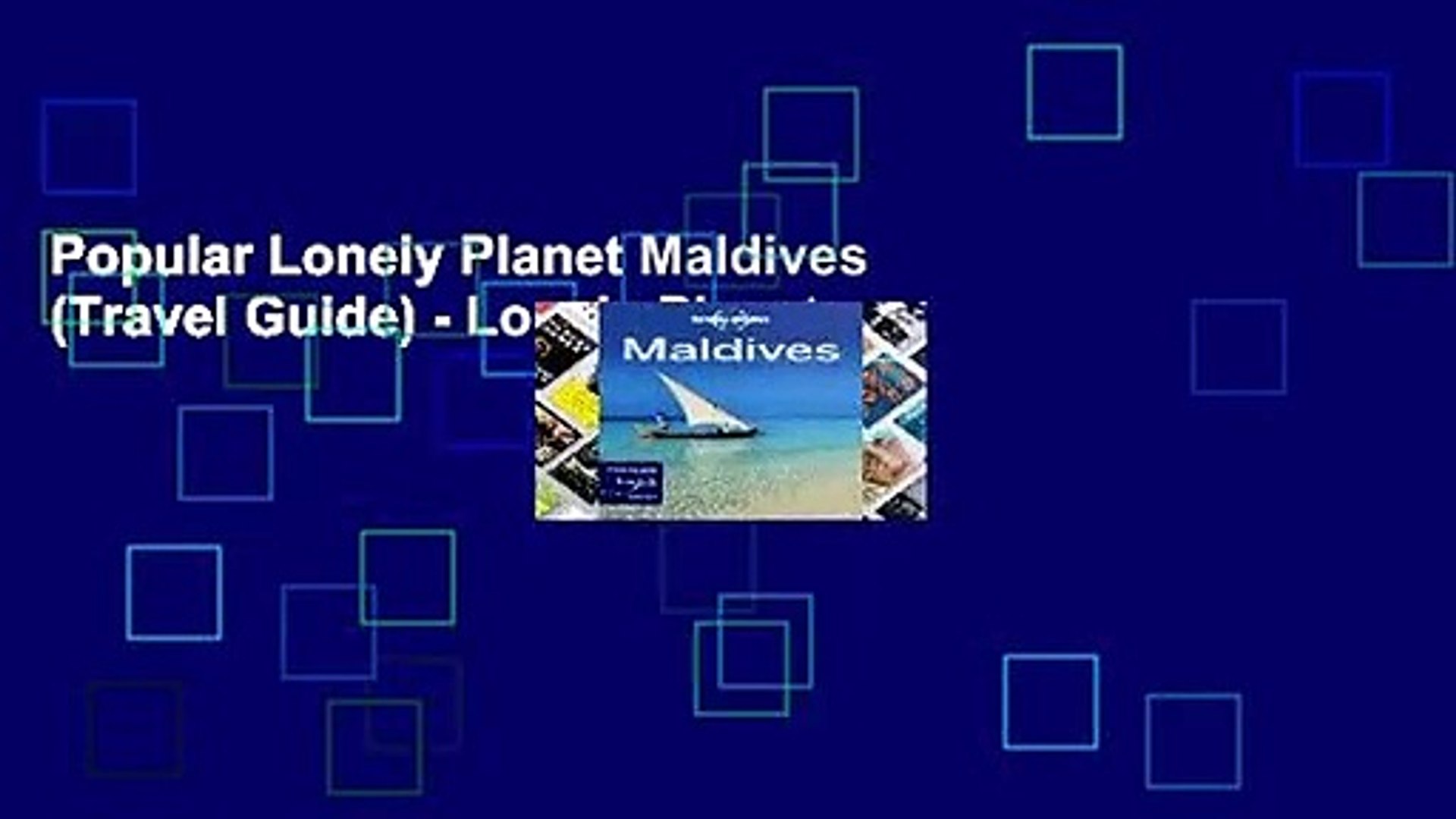 Lonely Planet Maldives Travel Guide