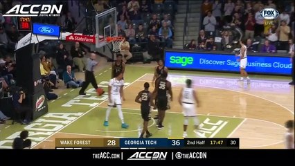 Wake Forest vs Georgia Tech Basketball Highlights (2018-19)
