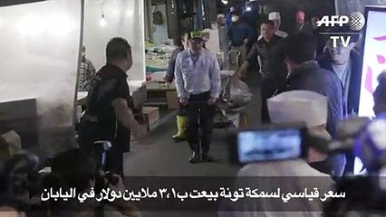 سعر قياسي لسمكة تونة بيعت ب3,1 ملايين دولار في اليابان