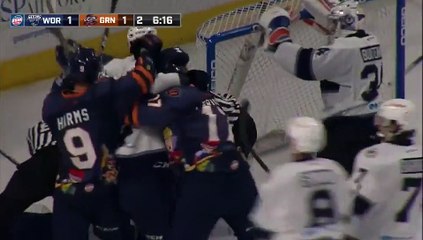 ECHL Worcester Railers 1 at Greenville Swamp Rabbits 1