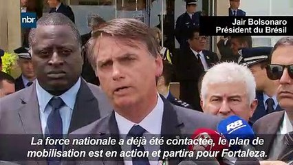 Violences au Brésil: Bolsonaro envoie des troupes sur place