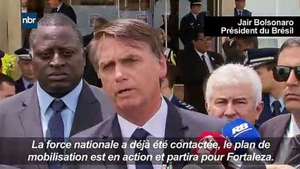 Violences au Brésil: Bolsonaro envoie des troupes sur place