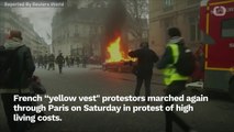 'Yellow Vests' Protest Again In Paris