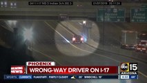 Wrong-way driver stopped near downtown Phoenix