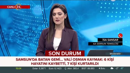 Samsun'da batan gemiden mürettebat kurtarıldı mı?