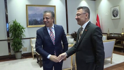Cumhurbaşkanı Yardımcısı Oktay'ın kabulü - ANKARA