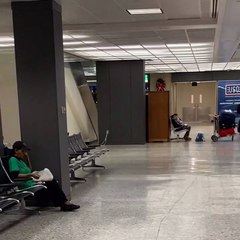 Dad Drags Daughter Through Airport