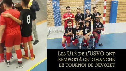 U13 - L'USVO remporte le tournoi de Nivolet