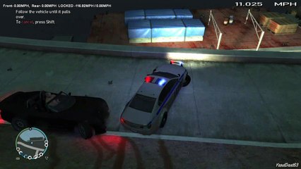 GTA IV Shenanigans - Super-Speeder Brucie Kibbutz Gets Arrested