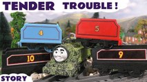 Tom Moss Tender Prank Rescue with the Thomas and Friends Toy Trains Funny Game - A fun toy story accident video for kids and preschool children