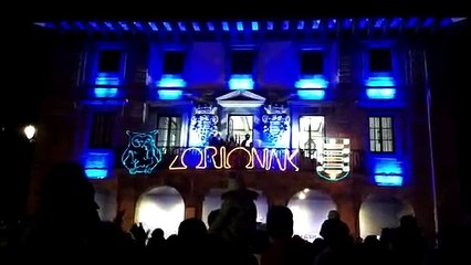 Intervención de Baltasar en la cabalgata de Andoáin