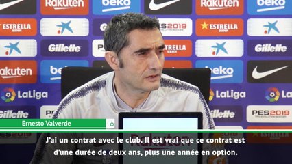 FC Barcelone : Valverde incertain sur son avenir