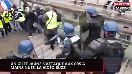 Un Gilet jaune affronte les CRS à mains nues, la vidéo buzz (vidéo)