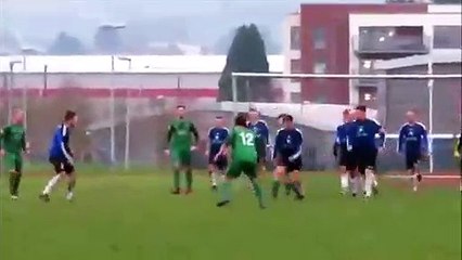 Crazy Sunday League Tackle!