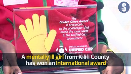 Golden glove girl touches hearts over mental illness