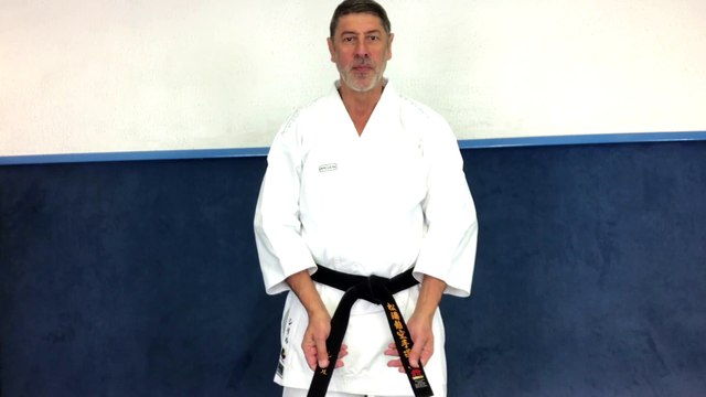 NOUER SA CEINTURE NOIRE KARATÉ CYRIL MARCHAND