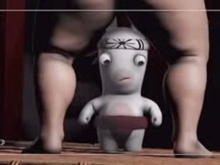 Les lapins crétins au Japon
