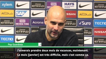 Man City - Guardiola : "J'aimerais deux mois de vacances"