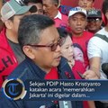 Jelang HUT PDIP, Hasto dan Prasetyo Edi Ajak Joget Warga Kemayoran