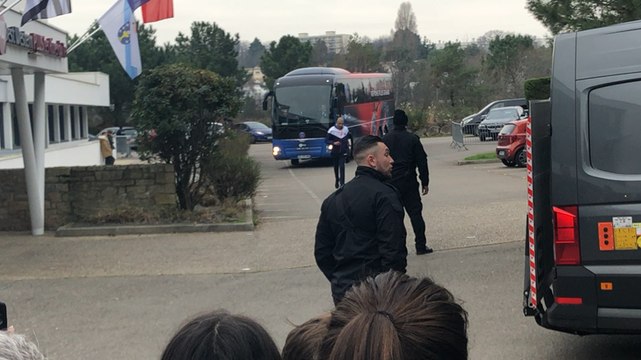 Les joueurs du PSG sont arrivés à Lorient