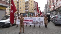 Sarıkamış Şehitleri Rize'de Dev Bayraklı Yürüyüş ile Anıldı
