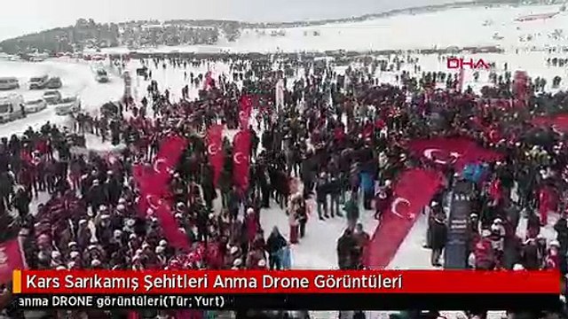 Kars Sarıkamış Şehitleri Anma Drone Görüntüleri