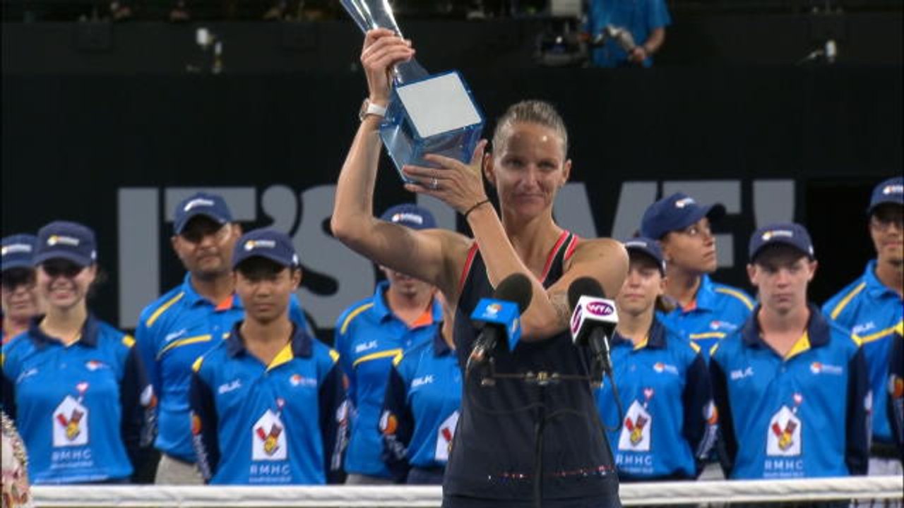 Brisbane - Pliskova renverse Tsurenko en finale