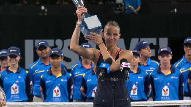 Brisbane - Pliskova renverse Tsurenko en finale