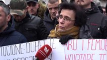 Gjakovë, protestë kundër pelegrinëve serb