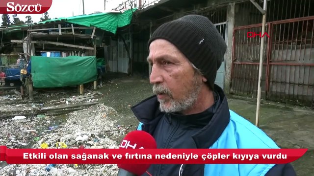 Balıkçı barınağında tepki çeken görüntü