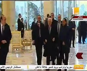 السيسى يستقبل عباس بمقر افتتاح مسجد وكنيسة العاصمة الجديدة