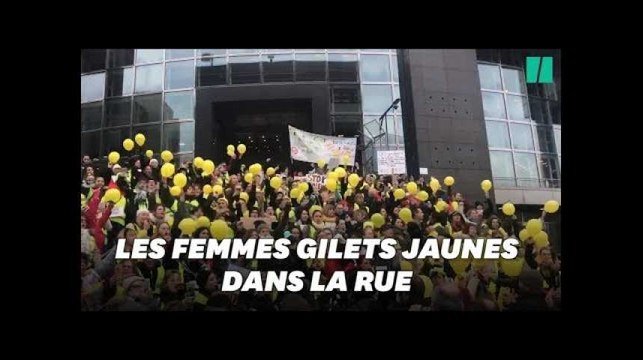 Des centaines de femmes gilets jaunes descendent dans la rue