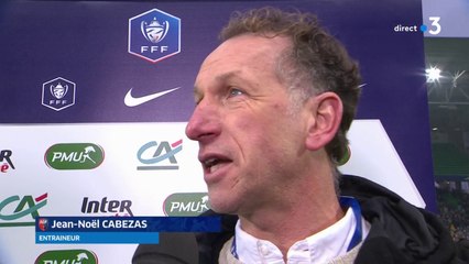 Jean-Noël Cabezas :"Ça fait plaisir, parce qu'on a galéré en début de saison"