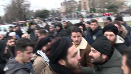 İstanbul- Ayasofya Müzesi'ndeki 'Spagat'ı Protesto Ettiler