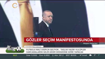 Gözler Cumhurbaşkanı Erdoğan'ın açıklayacağı seçim manifestosunda