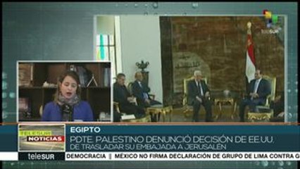 Visita de Pdte. de Palestina a Egipto