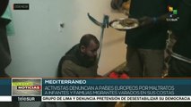Denuncian a países de Europa por retener migrantes en el Mediterráneo