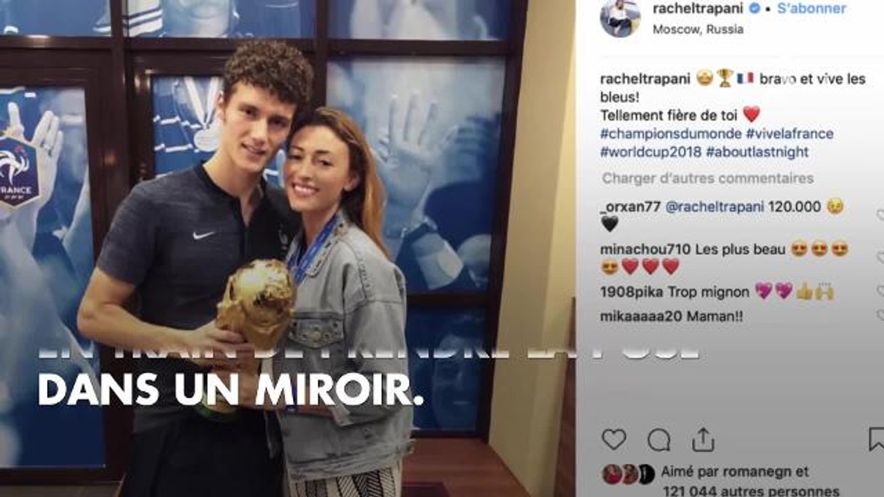 PHOTO. Triste de se séparer de son chéri Benjamin Pavard, Rachel Legrain-Trapani poste un adorable message sur Instagram