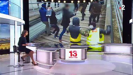 Gilets jaunes : L’homme qui a frappé un gendarme à Paris a été identifié