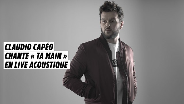 Claudio Capéo chante « Ta main » en live acoustique