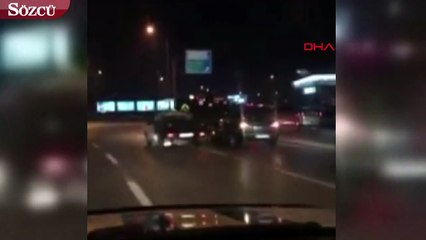 Bursa'da trafik canavarı böyle görüntülendi