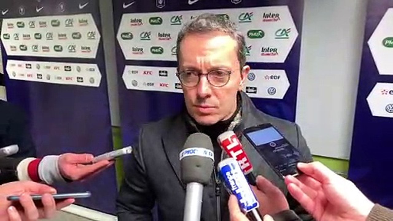 La colère de Jacques-Henri Eyraud après l'élimination face à Andrézieux - Foot - CDF - OM