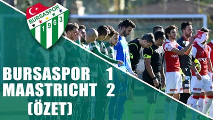 Hazırlık Maçı: Bursaspor 1-2 Maastricht (Özet)